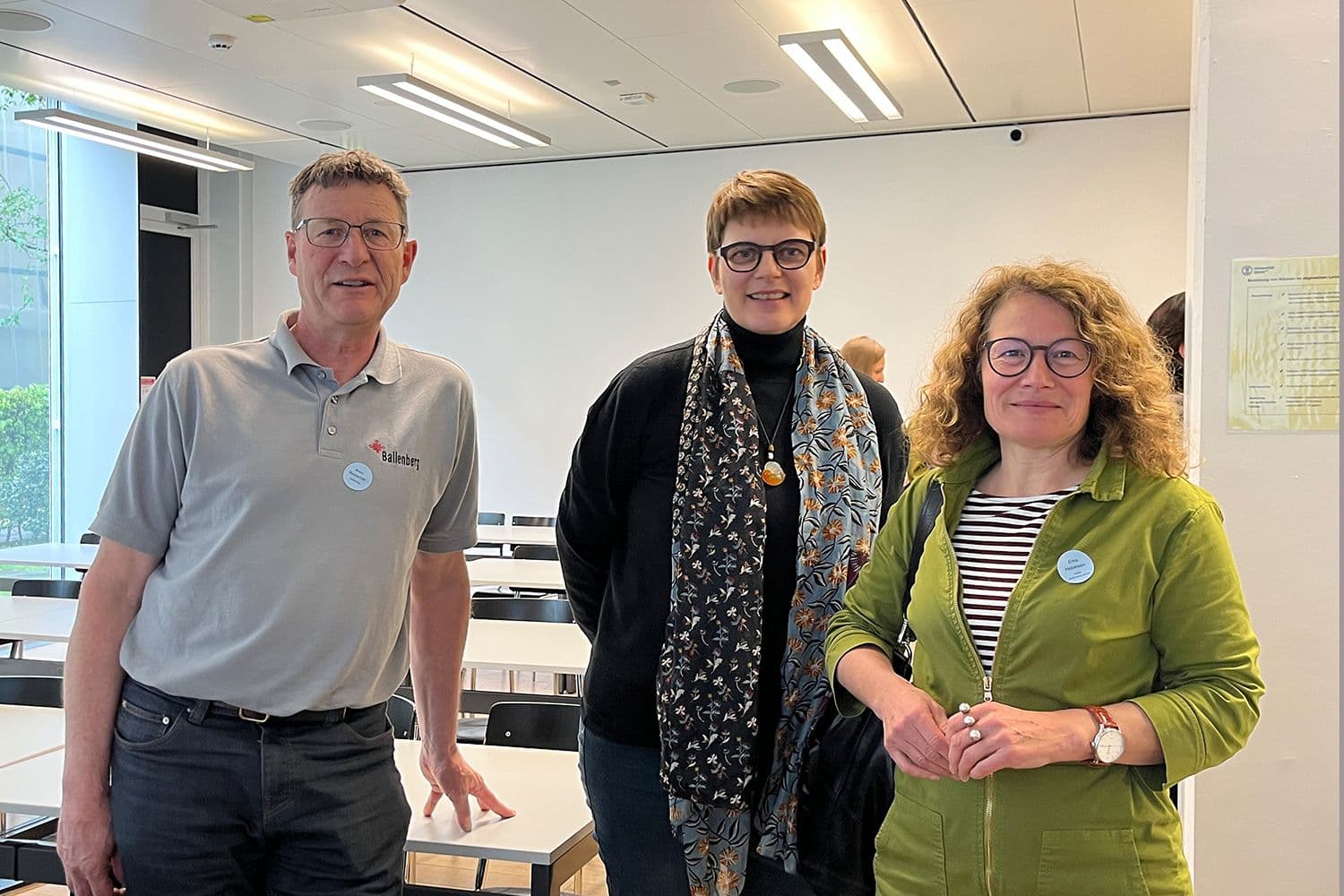 Anton Reisacher, Lilian Raselli und Erika Hebeisen