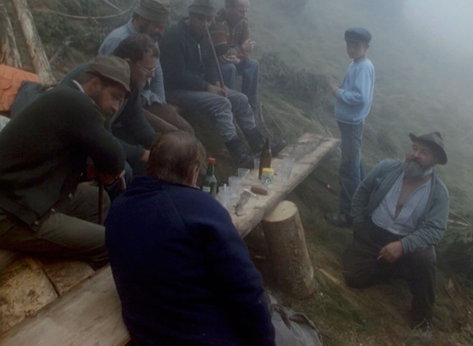 Paul Hirschi und Schäfer, Schibegütsch, Entlebuch, 13.9.1991. Screenshot von SGV_1003F_00090.