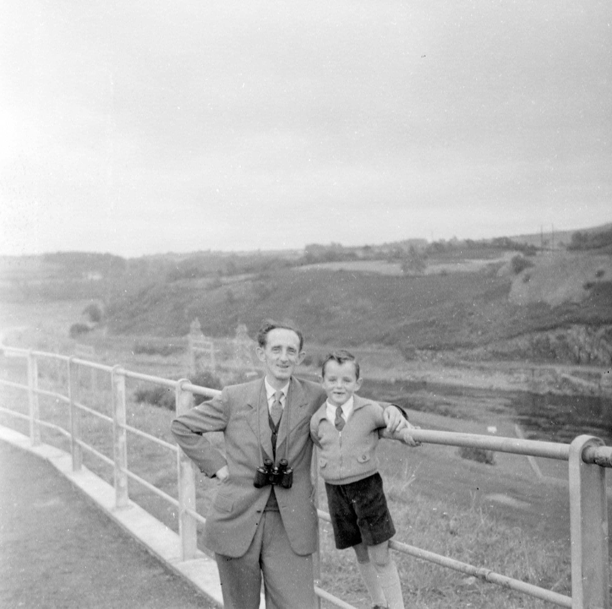 Father and son at Inniscara (Foto: James P. O'Dea)